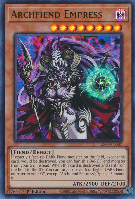 Archfiend Empress [LDS3-EN007] Ultra Rare | Total Play