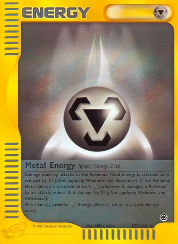 Metal Energy (159/165) [Expedition: Base Set] | Total Play