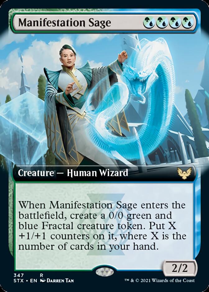 Manifestation Sage (Extended Art) [Strixhaven: School of Mages] | Total Play