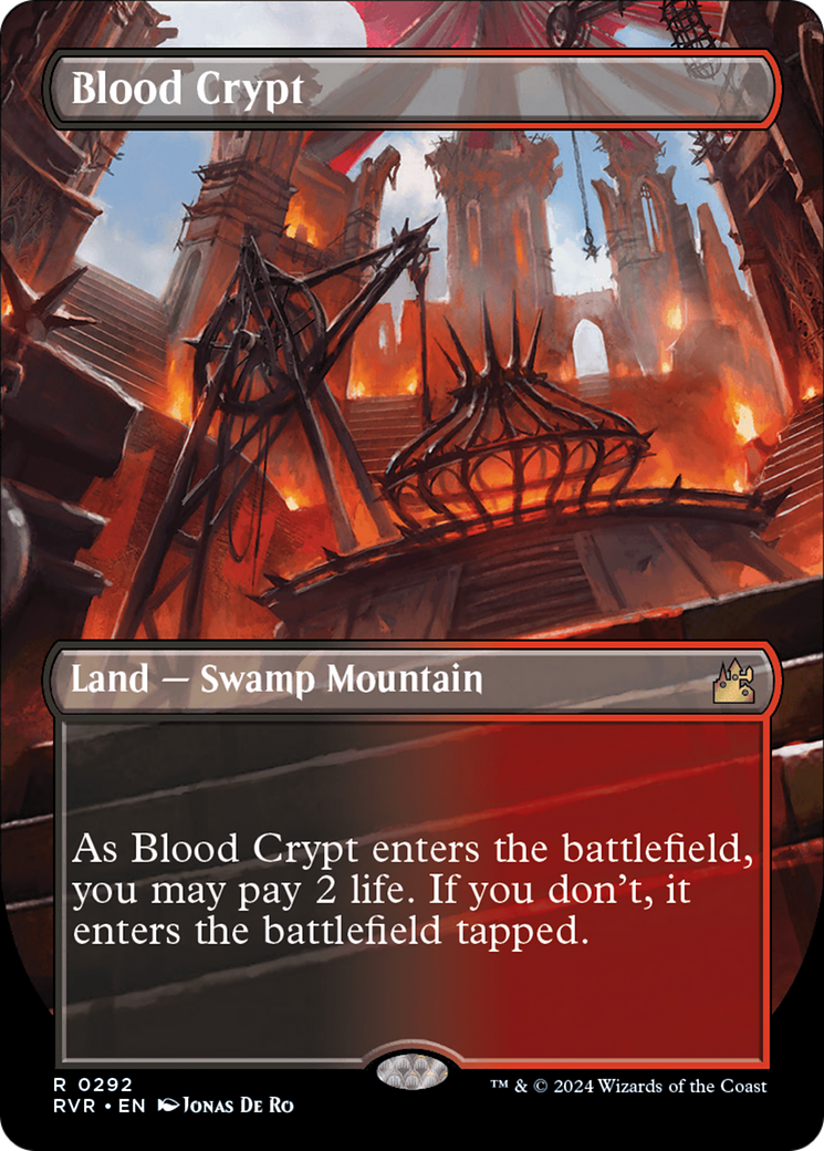 Blood Crypt (Borderless) [Ravnica Remastered] | Total Play