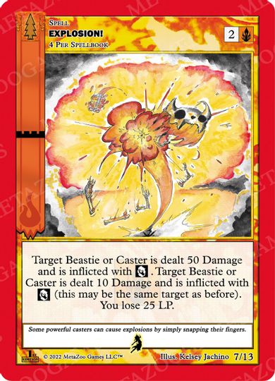 Explosion! [Cryptid Nation: Wilderness First Edition Release Event Deck] | Total Play