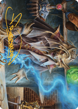 Renari, Merchant of Marvels Art Card (Gold-Stamped Signature) [Commander Legends: Battle for Baldur's Gate Art Series] | Total Play