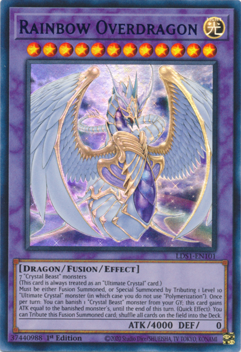 Rainbow Overdragon (Purple) [LDS1-EN101] Ultra Rare | Total Play