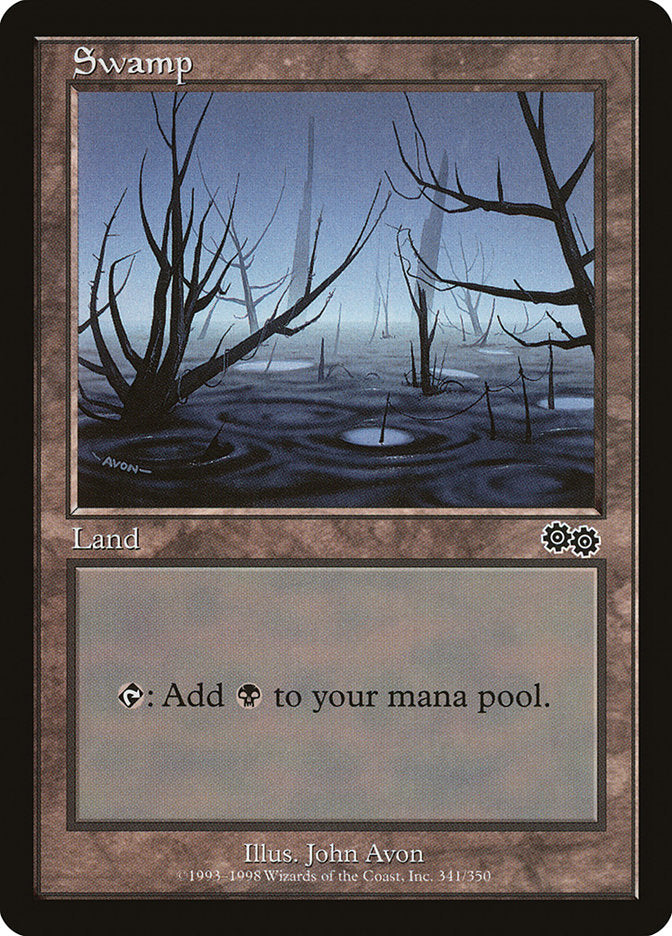 Swamp (341) [Urza's Saga] | Total Play