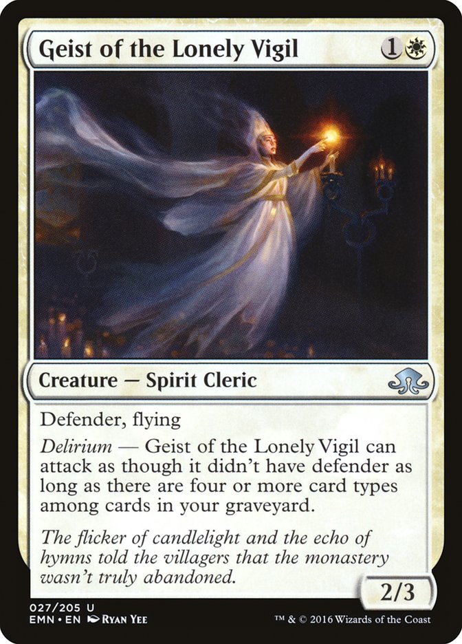 Geist of the Lonely Vigil [Eldritch Moon] | Total Play