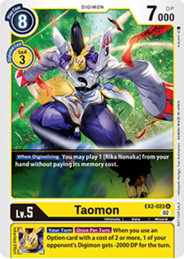 Taomon [EX2-023] (Tamer Party Vol. 6 Promo) [Digital Hazard Promos] | Total Play