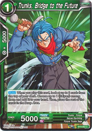 Trunks, Bridge to the Future (BT3-062) [Cross Worlds] | Total Play