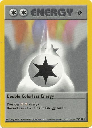 Double Colorless Energy (96/102) (Shadowless) [Base Set 1st Edition] | Total Play