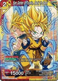 Son Goten & Trunks, Back to Back (EX09-05) [Saiyan Surge] | Total Play