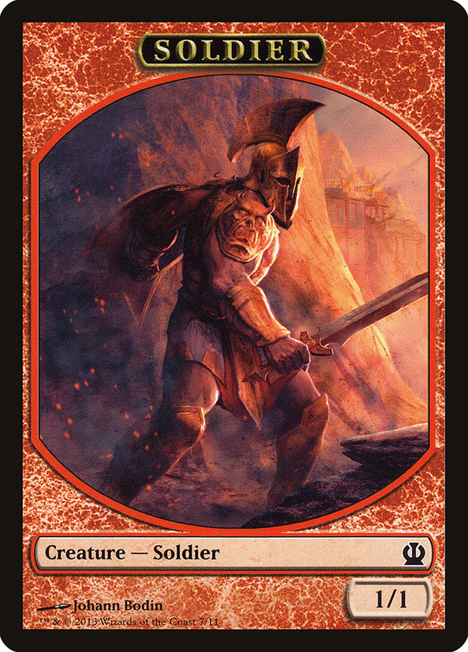 Soldier Token (7/11) [Theros Tokens] | Total Play
