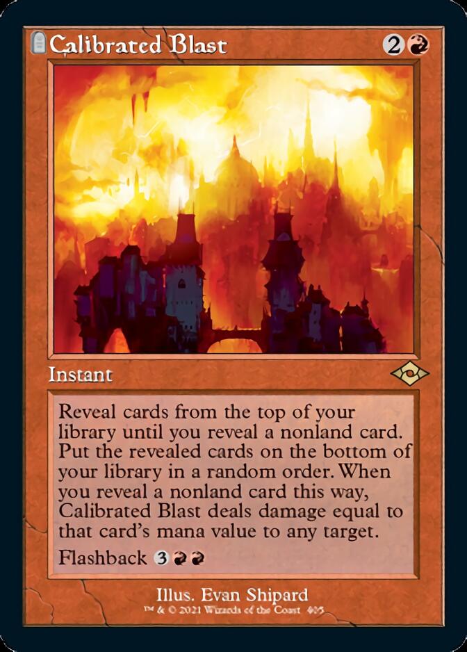 Calibrated Blast (Retro Foil Etched) [Modern Horizons 2] | Total Play