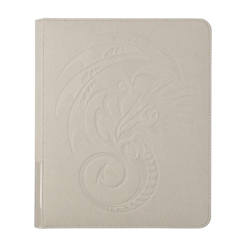 Dragon Shield: Card Codex Zipster Binder - Ashen White (Regular) | Total Play