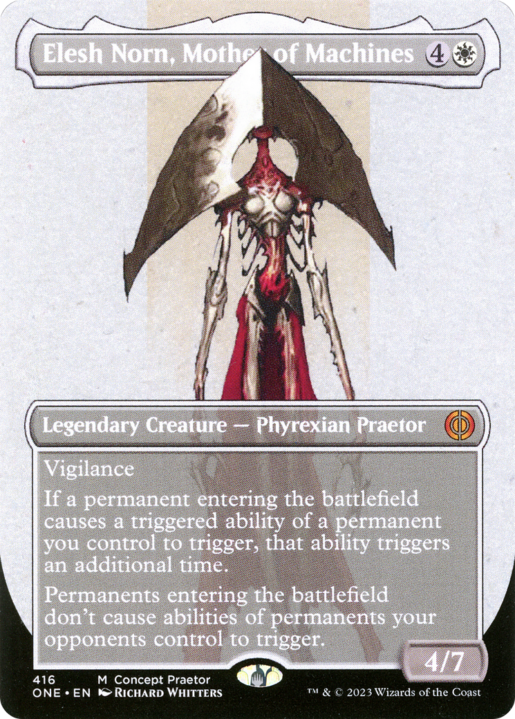 Elesh Norn, Mother of Machines (Borderless Concept Praetors) [Phyrexia: All Will Be One] | Total Play