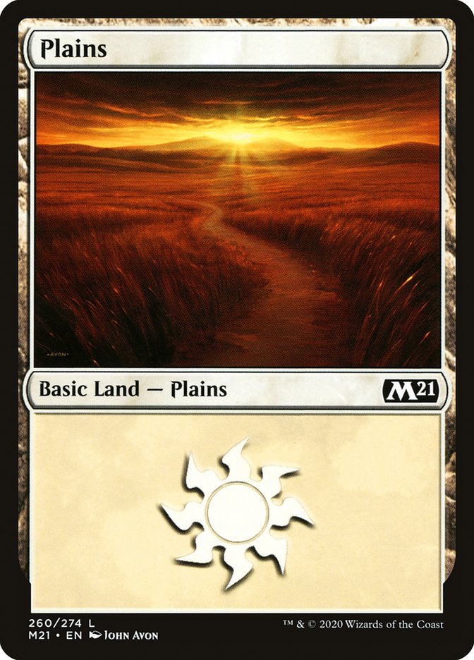 Plains (260) [Core Set 2021] | Total Play