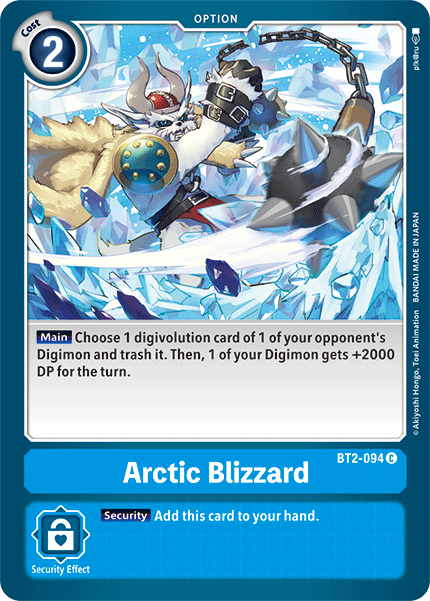 Arctic Blizzard [BT2-094] [Release Special Booster Ver.1.5] | Total Play