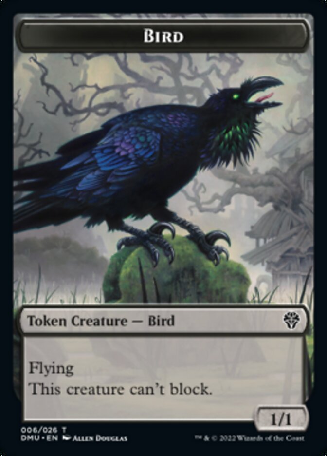 Soldier // Bird (006) Double-Sided Token [Dominaria United Tokens] | Total Play