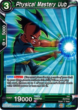 Physical Mastery Uub (BT5-063) [Miraculous Revival] | Total Play