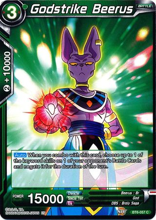 Godstrike Beerus (BT6-057) [Destroyer Kings] | Total Play