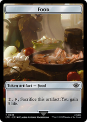 Tentacle // Food (0023) Double-Sided Token (Surge Foil) [The Lord of the Rings: Tales of Middle-Earth Tokens] | Total Play