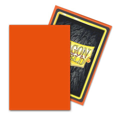 Dragon Shield: Standard 100ct Sleeves - Tangerine (Classic) | Total Play