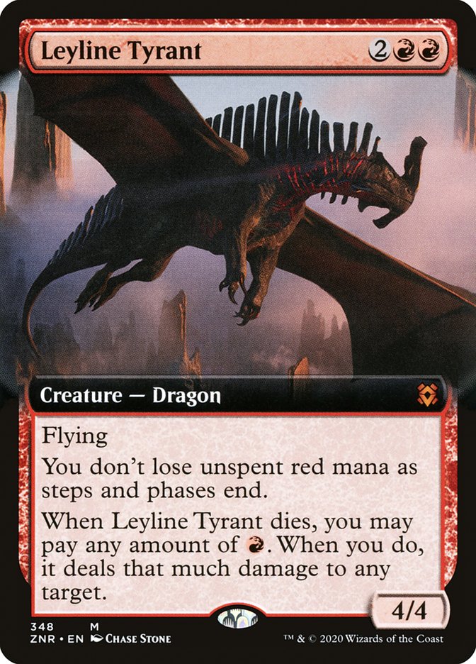 Leyline Tyrant (Extended Art) [Zendikar Rising] | Total Play