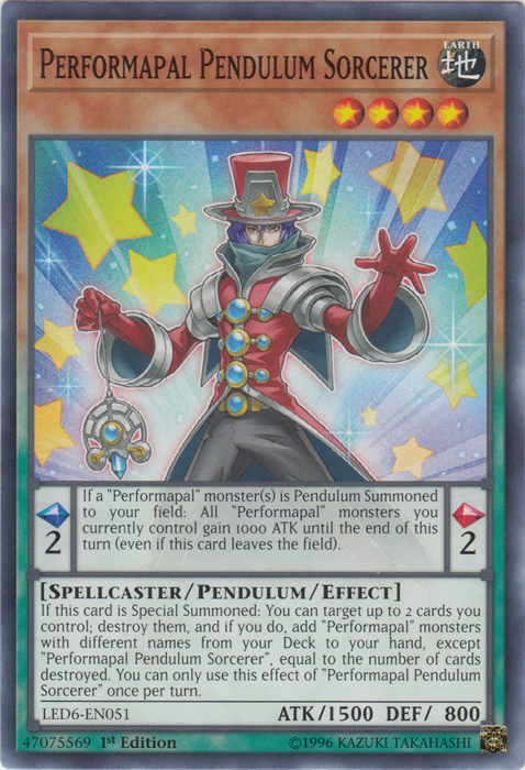 Performapal Pendulum Sorcerer [LED6-EN051] Common | Total Play