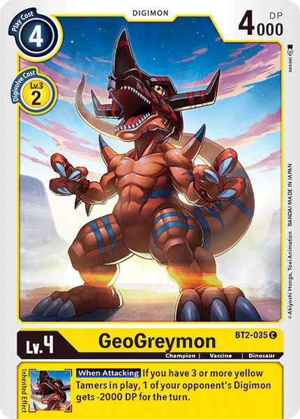 GeoGreymon [BT2-035] [Release Special Booster Ver.1.5] | Total Play