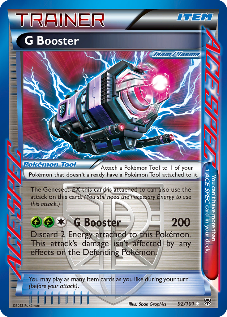 G Booster (92/101) [Black & White: Plasma Blast] | Total Play