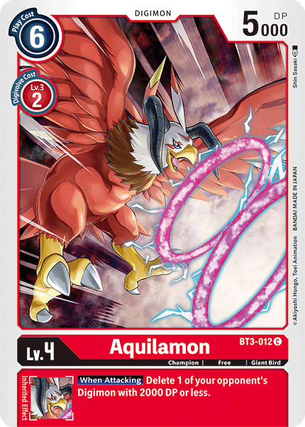 Aquilamon [BT3-012] [Release Special Booster Ver.1.5] | Total Play
