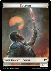Soldier // Ogre Double-Sided Token [Commander Masters Tokens] | Total Play