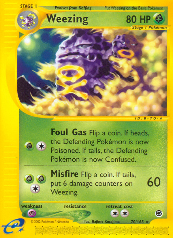 Weezing (70/165) [Expedition: Base Set] | Total Play
