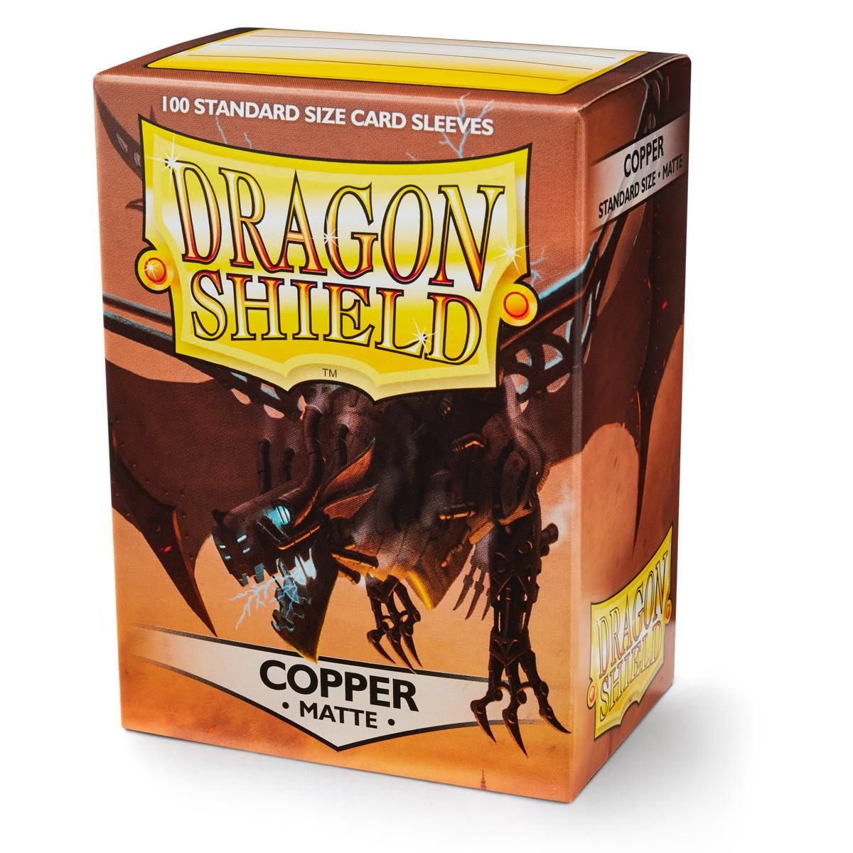 Dragon Shield: Standard 100ct Sleeves - Copper (Matte) | Total Play