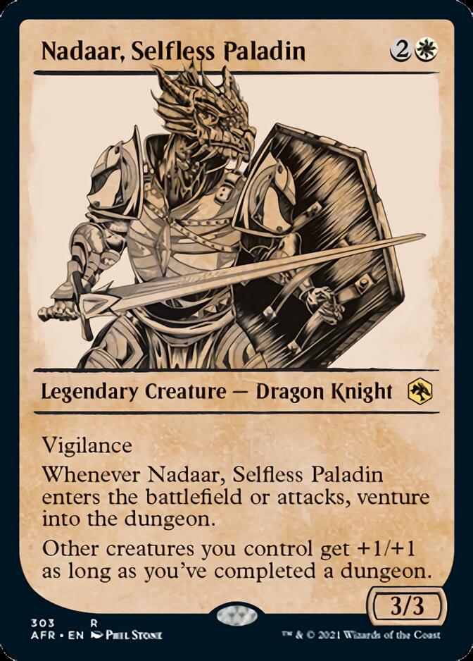 Nadaar, Selfless Paladin (Showcase) [Dungeons & Dragons: Adventures in the Forgotten Realms] | Total Play