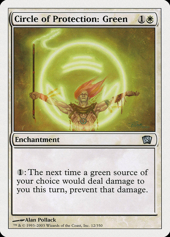 Circle of Protection: Green [Eighth Edition] | Total Play