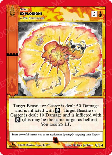 Explosion! [Cryptid Nation: Wilderness First Edition Theme Deck] | Total Play