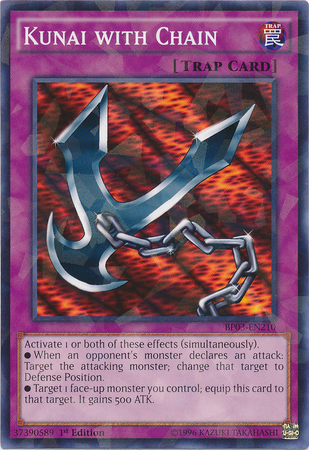 Kunai with Chain [BP03-EN210] Shatterfoil Rare | Total Play