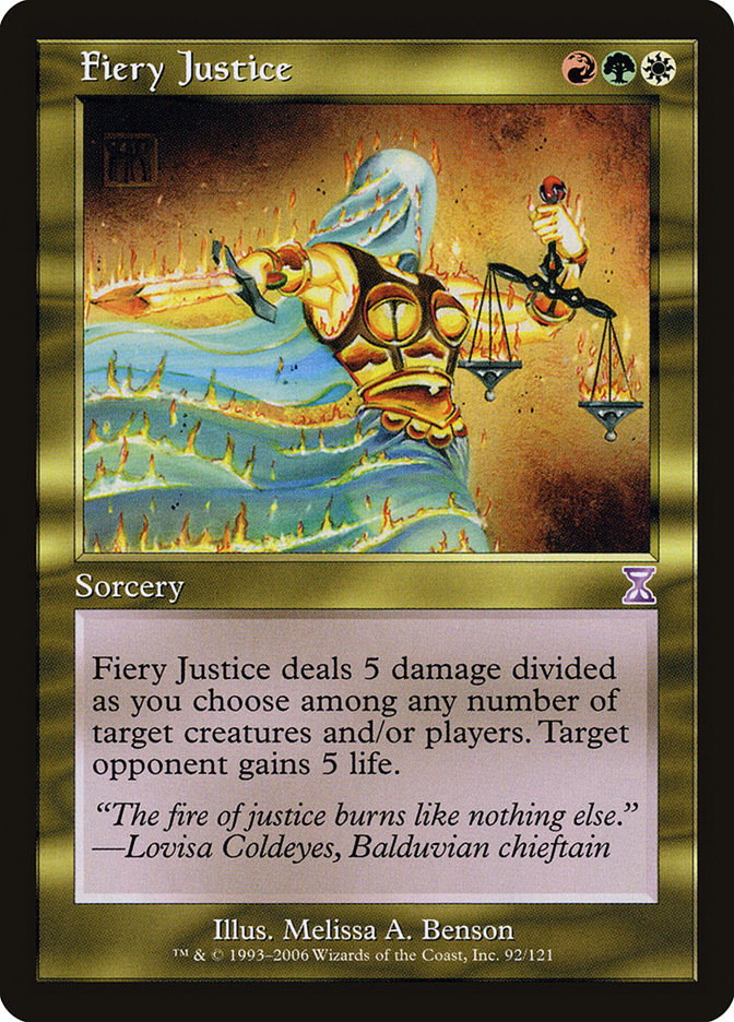 Fiery Justice [Time Spiral Timeshifted] | Total Play