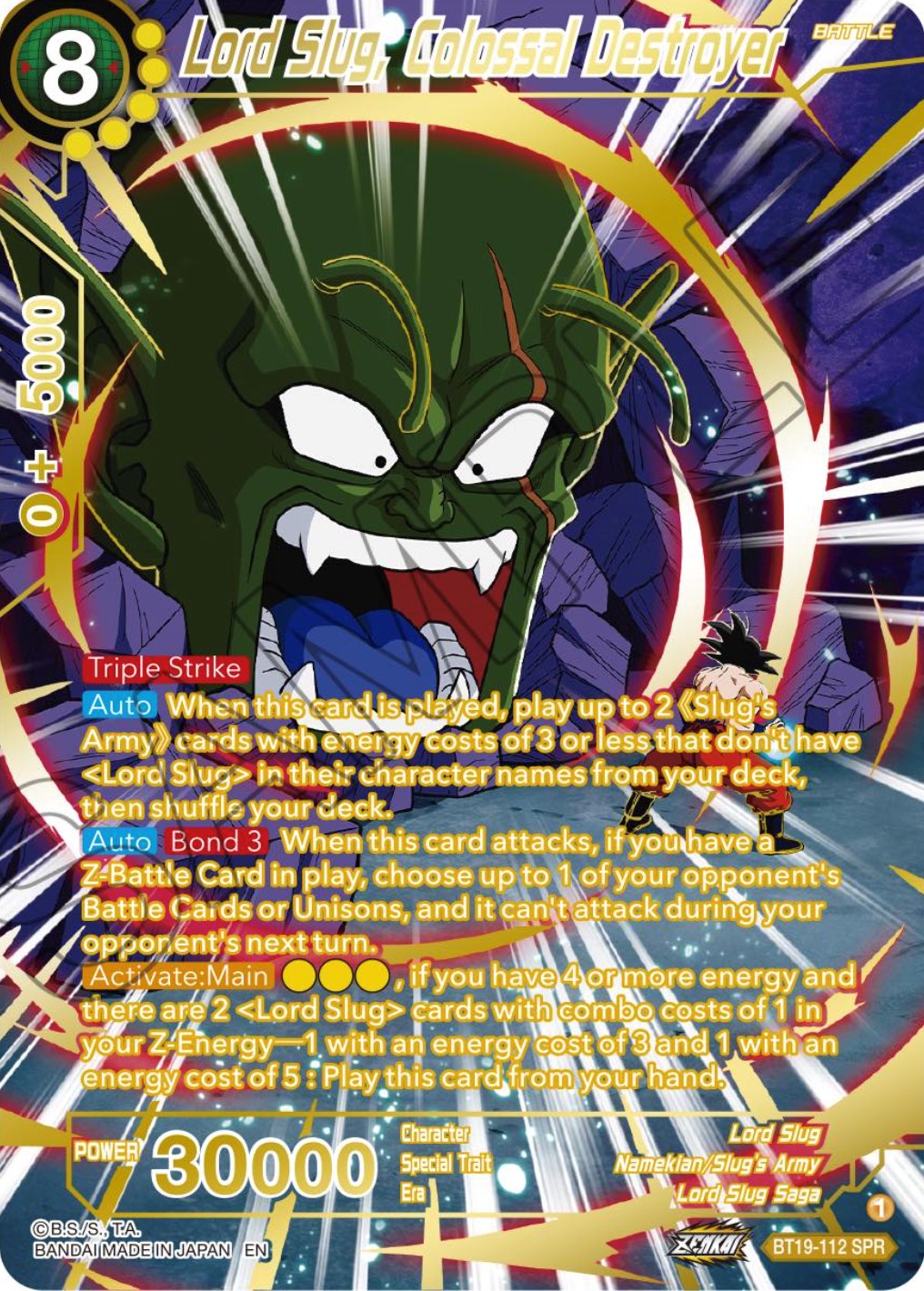 Lord Slug, Colossal Destroyer (SPR) (BT19-112) [Fighter's Ambition] | Total Play