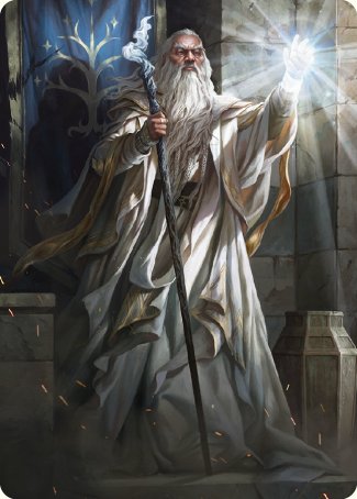 Gandalf the White Art Card [The Lord of the Rings: Tales of Middle-earth Art Series] | Total Play