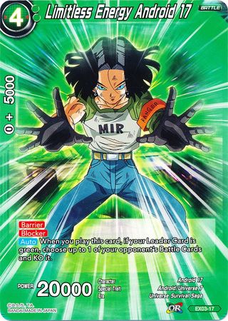 Limitless Energy Android 17 (EX03-17) [Ultimate Box] | Total Play