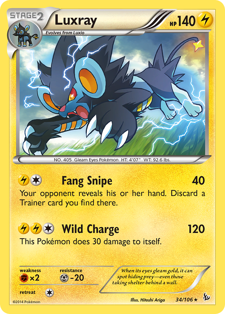 Luxray (34/106) [XY: Flashfire] | Total Play