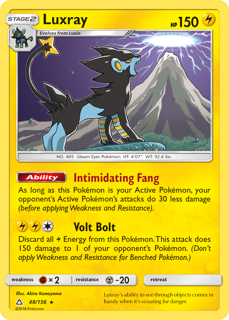 Luxray (48/156) [Sun & Moon: Ultra Prism] | Total Play