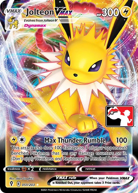 Jolteon VMAX (051/203) [Prize Pack Series One] | Total Play