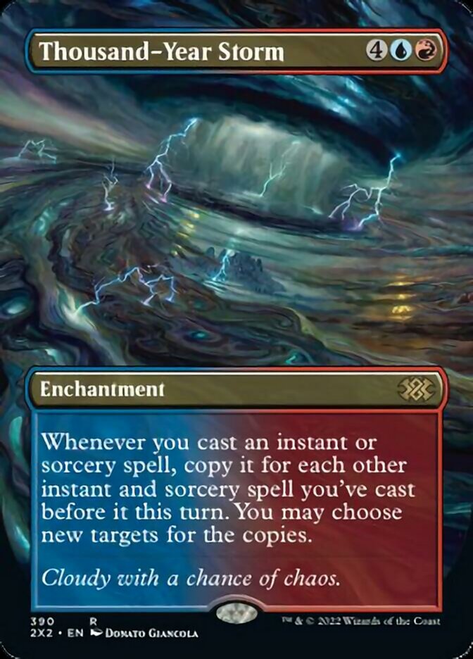 Thousand-Year Storm (Borderless Alternate Art) [Double Masters 2022] | Total Play