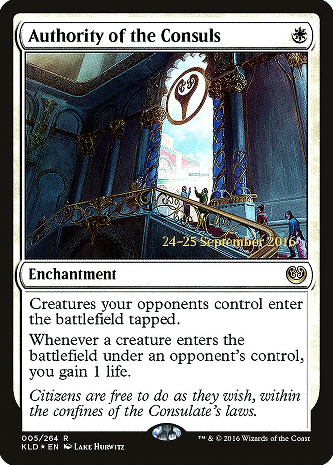 Authority of the Consuls [Kaladesh Prerelease Promos] | Total Play