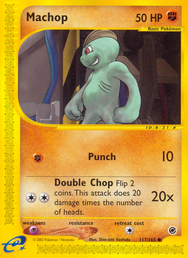 Machop (117/165) [Expedition: Base Set] | Total Play