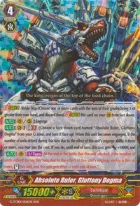 Absolute Ruler, Gluttony Dogma (G-TCB01/006EN) [The RECKLESS RAMPAGE] | Total Play