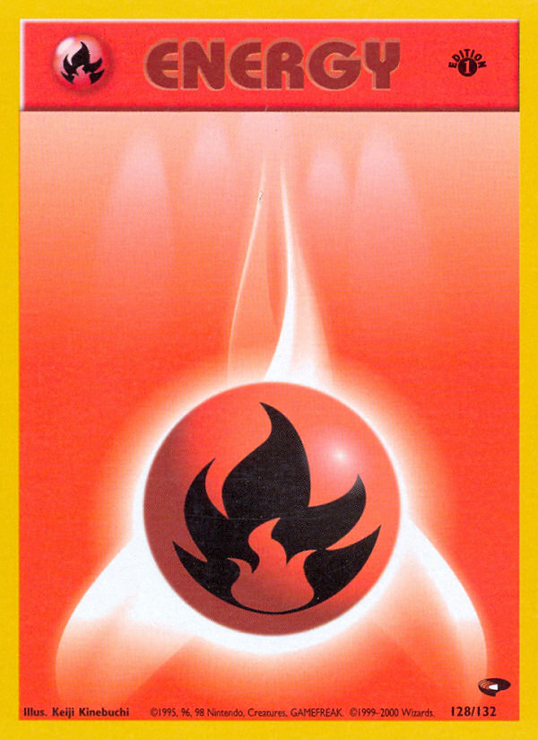 Fire Energy (128/132) [Gym Challenge 1st Edition] | Total Play