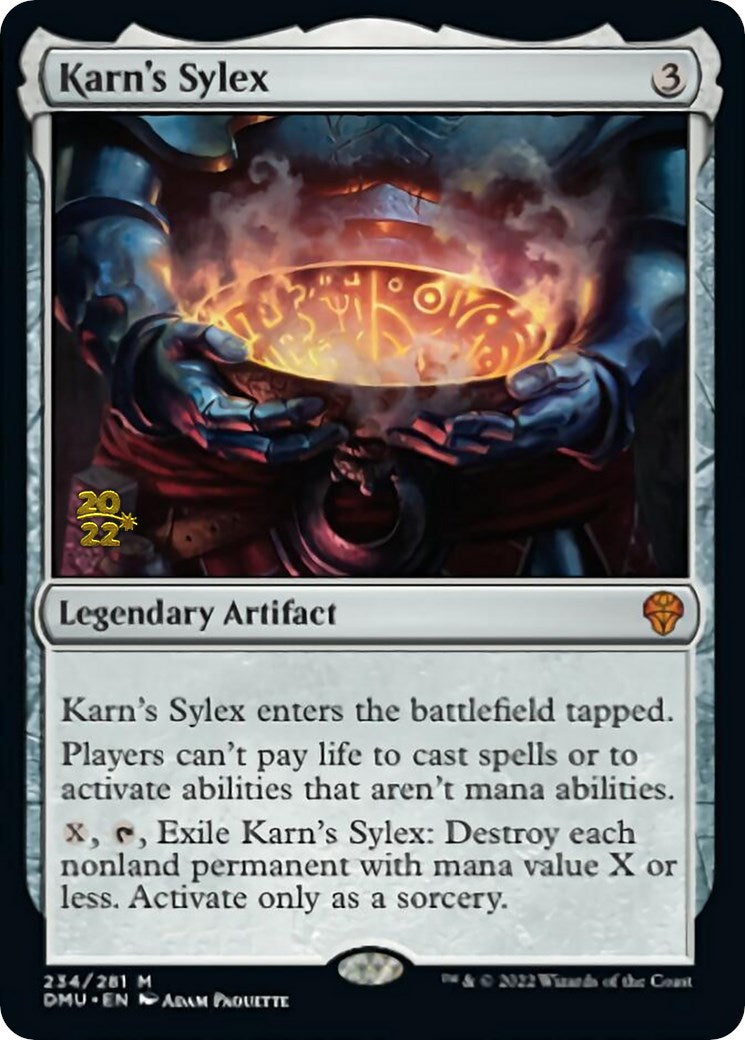 Karn's Sylex [Dominaria United Prerelease Promos] | Total Play