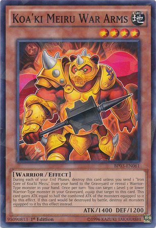 Koa'ki Meiru War Arms [BP03-EN061] Shatterfoil Rare | Total Play